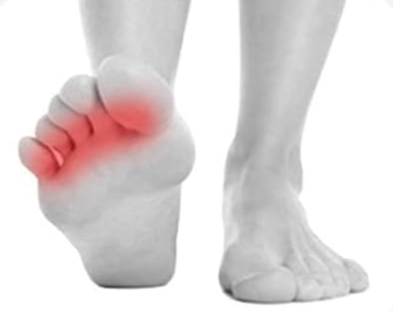 2 paires de séparateurs d'orteils